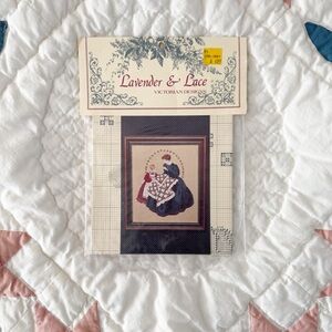 Lavender & Lace THE QUILTMAKER Cross Stitch Pattern